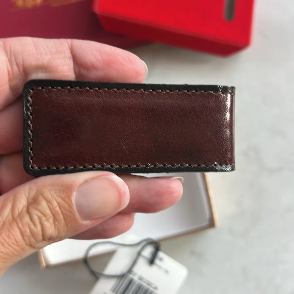 NWT Bosca Leather Money Clip
